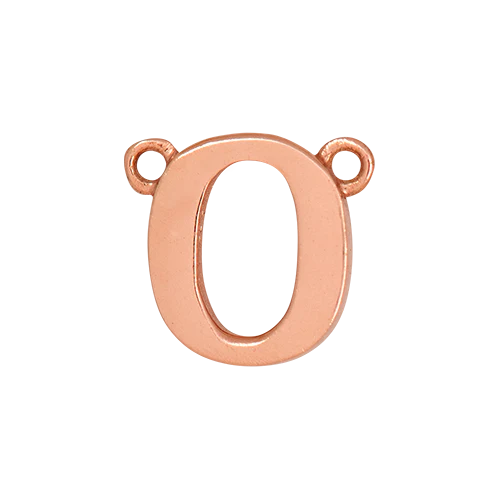 14k Rose Gold Letter Charm - Image 16