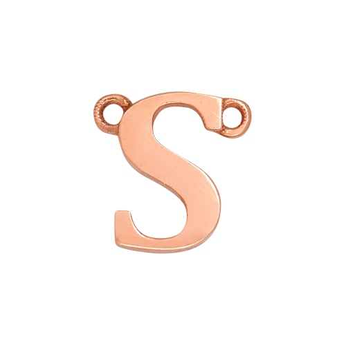 14k Rose Gold Letter Charm - Image 20