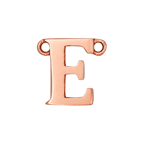 14k Rose Gold Letter Charm - Image 6