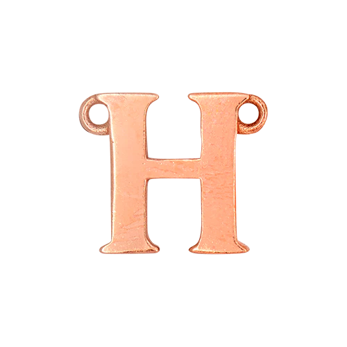 14k Rose Gold Letter Charm - Image 9