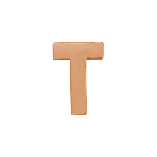 14k Rose Gold Letter Charm - Image 20