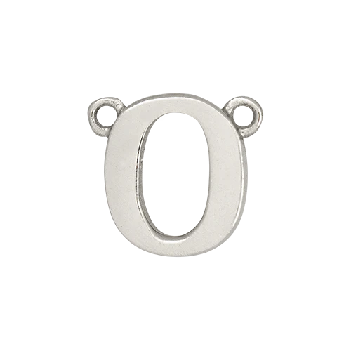 14k White Gold Letter Charm - Image 16
