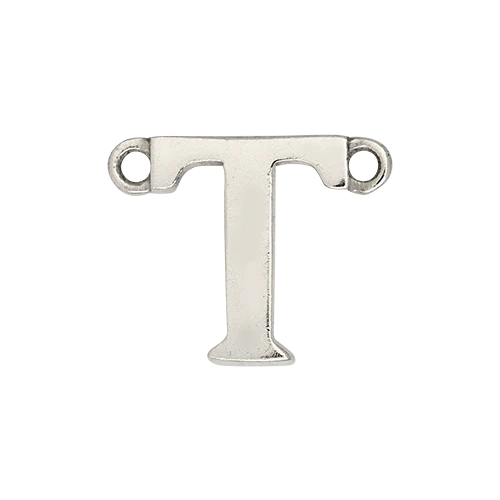 14k White Gold Letter Charm - Image 21