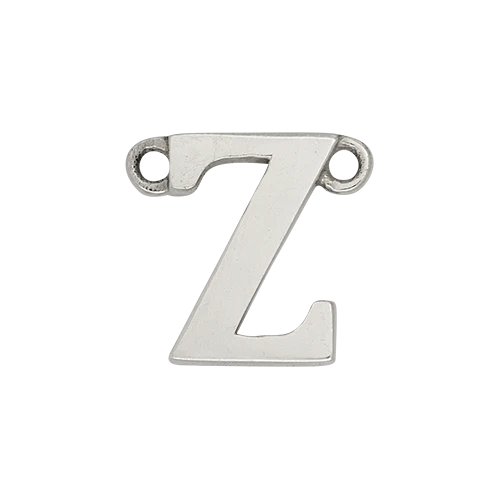 14k White Gold Letter Charm - Image 27