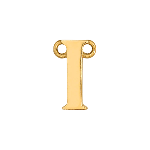 14k Yellow Gold Letter Charm - Image 10