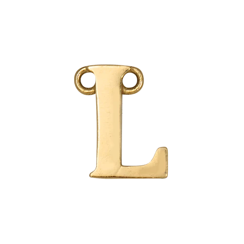 14k Yellow Gold Letter Charm - Image 13