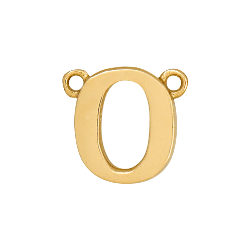 14k Yellow Gold Letter Charm - Image 16