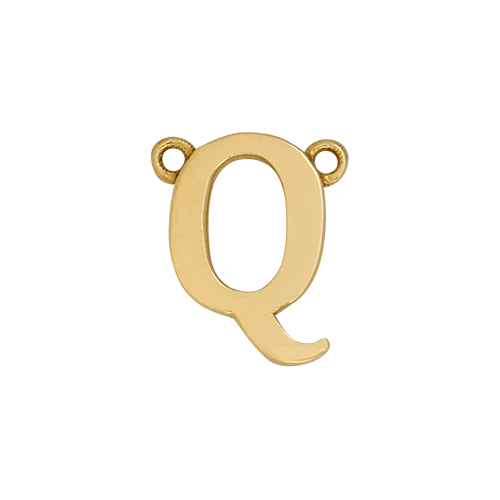 14k Yellow Gold Letter Charm - Image 18