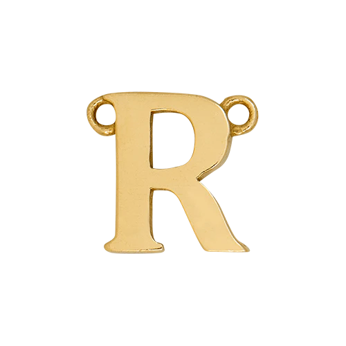 14k Yellow Gold Letter Charm - Image 19