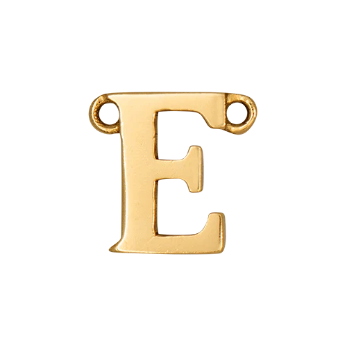 14k Yellow Gold Letter Charm - Image 6