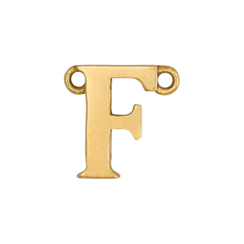 14k Yellow Gold Letter Charm - Image 7