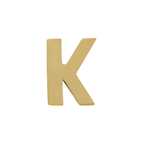14k Yellow Gold Letter Charm - Image 11