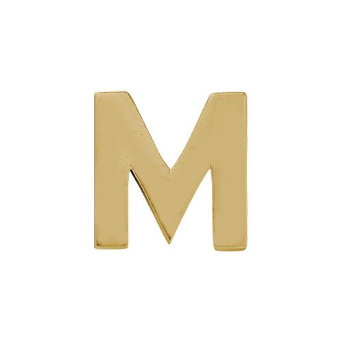 14k Yellow Gold Letter Charm - Image 13