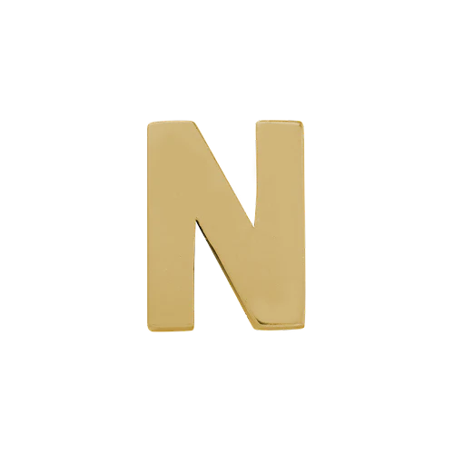 14k Yellow Gold Letter Charm - Image 14