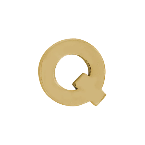 14k Yellow Gold Letter Charm - Image 17