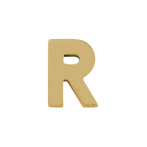 14k Yellow Gold Letter Charm - Image 18