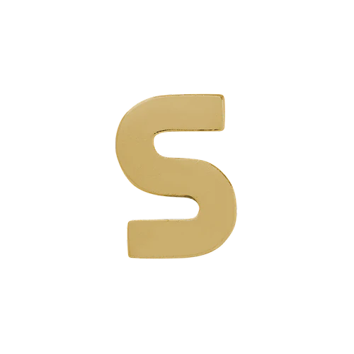 14k Yellow Gold Letter Charm - Image 19
