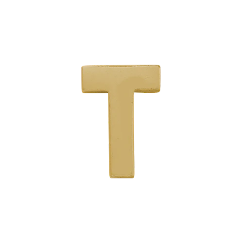 14k Yellow Gold Letter Charm - Image 20