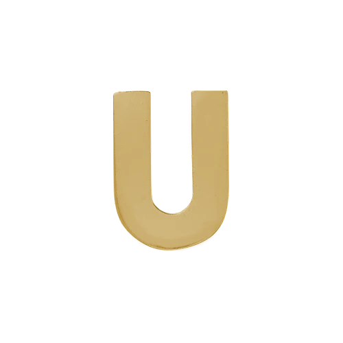 14k Yellow Gold Letter Charm - Image 21