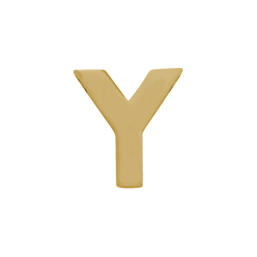 14k Yellow Gold Letter Charm - Image 24