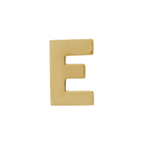 14k Yellow Gold Letter Charm - Image 5