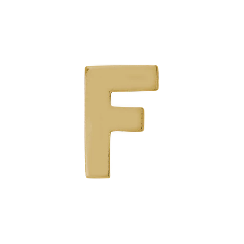 14k Yellow Gold Letter Charm - Image 6
