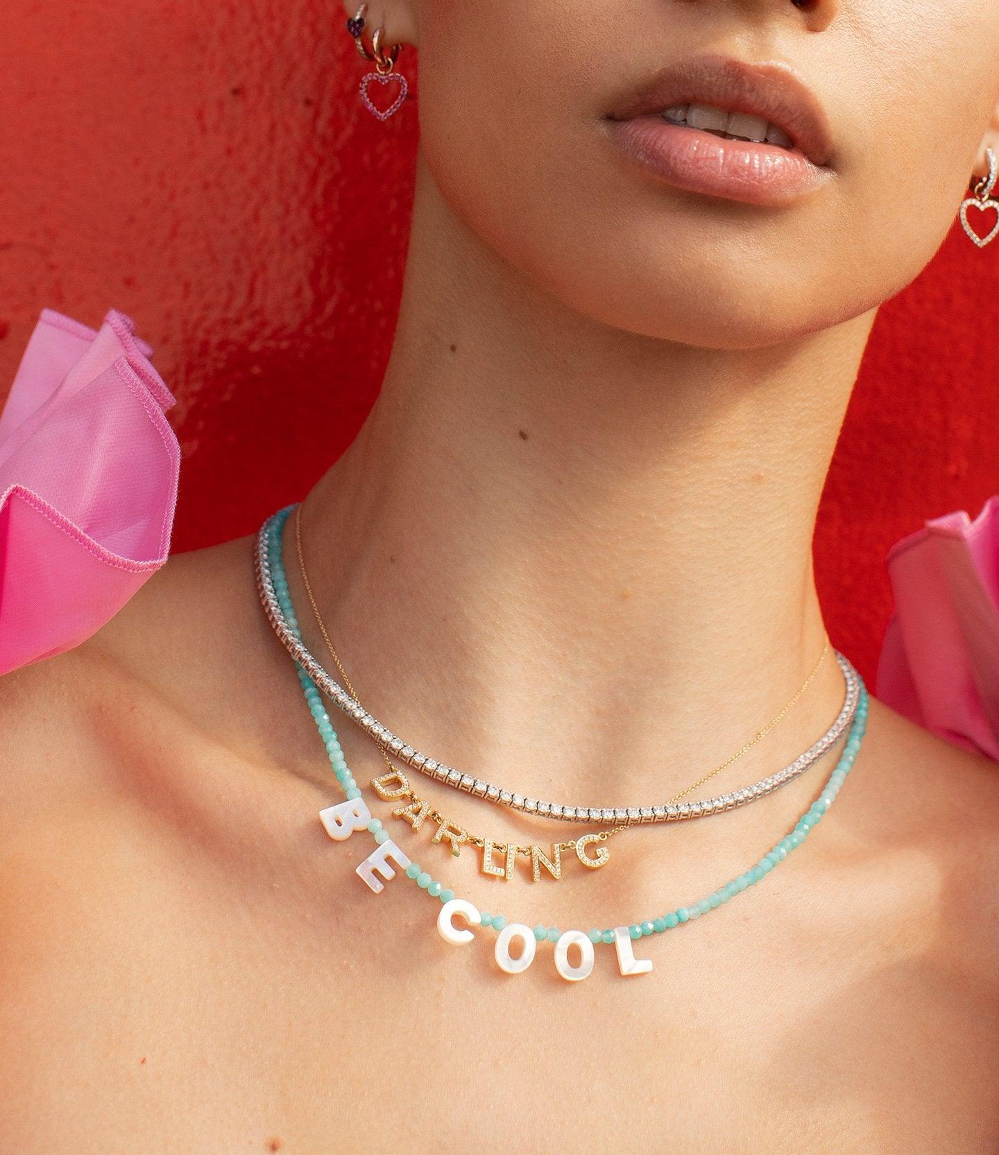 Blue Opal Beaded Chain - Image 2