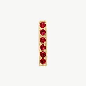 Yellow Gold, Ruby Letter Bead - Image 37