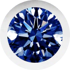 White Gold, Blue Sapphire Letter Bead - Image 2