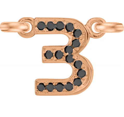 Rose Gold, Black Diamond Number - Image 6