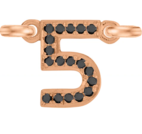 Rose Gold, Black Diamond Number - Image 8