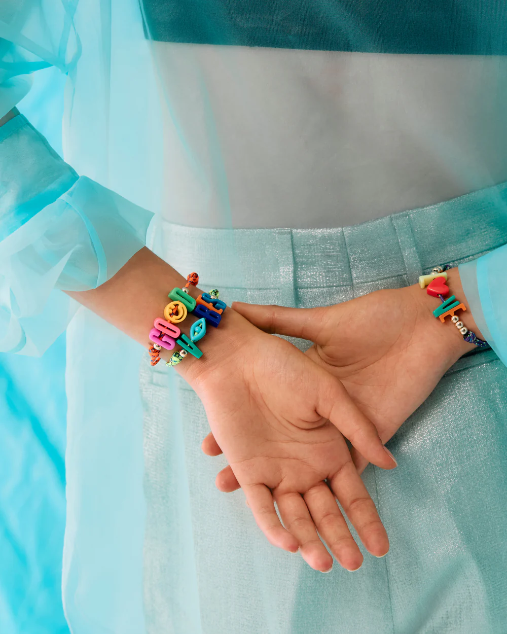 'Good Vibes' Cord Bracelet Set - Image 2