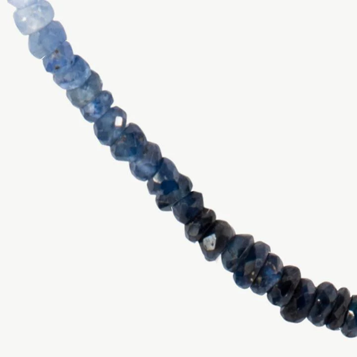 Blue Sapphire Beaded Chain - Image 3