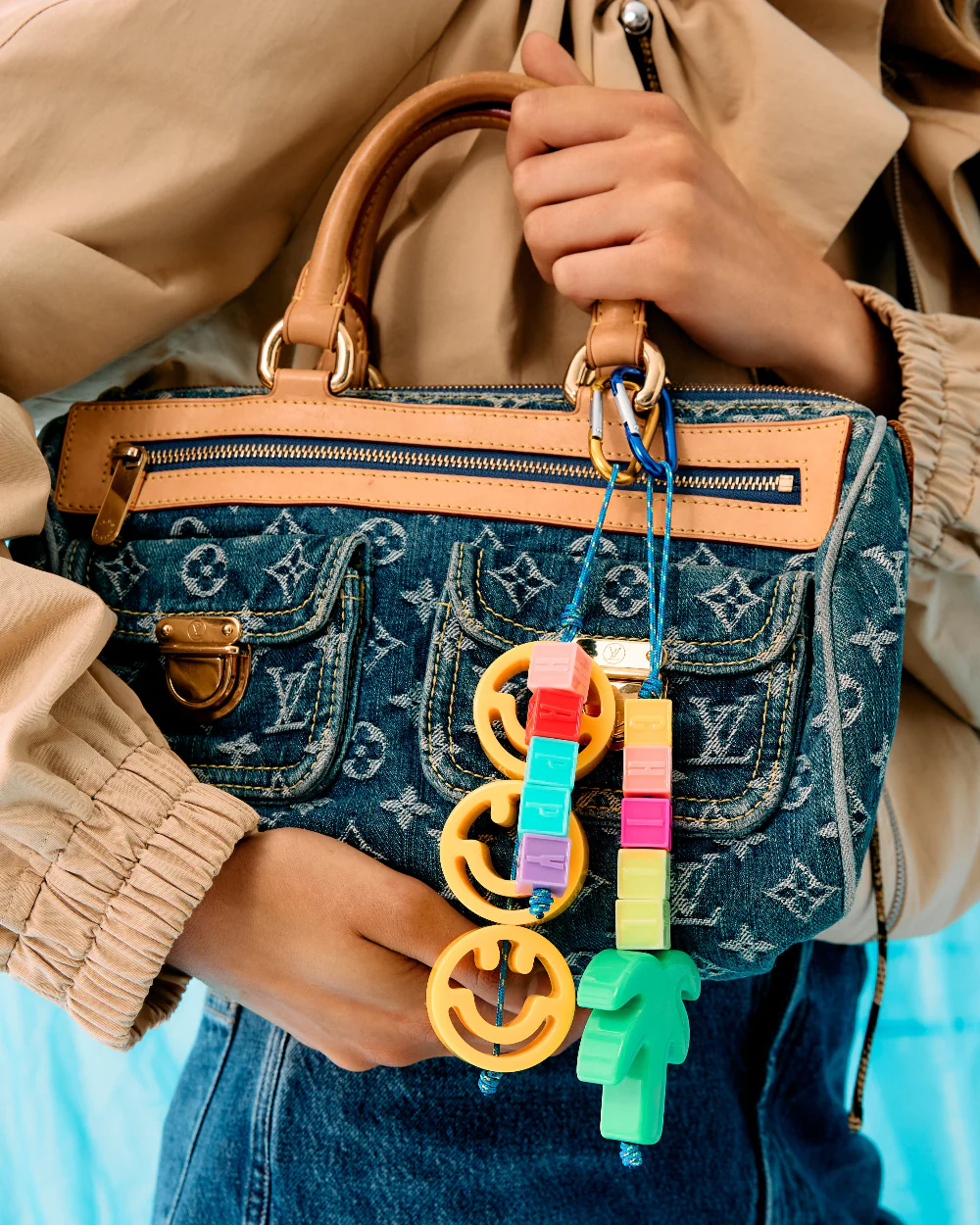 'Happy' Cord Bag Charm - Image 2