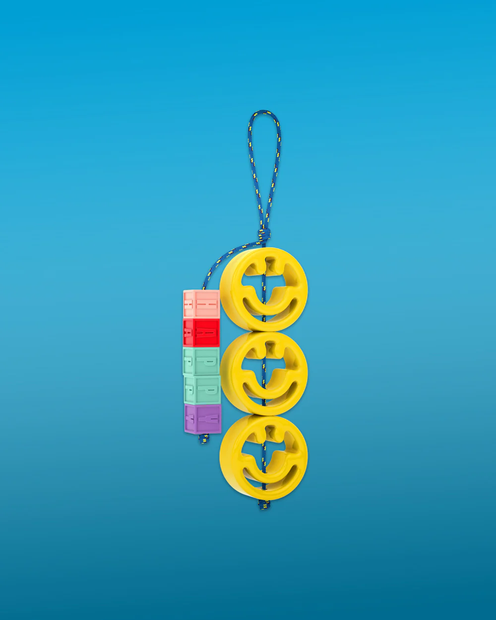 'Happy' Cord Bag Charm - Image 3