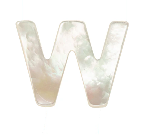 Mother of Pearl Letter Beads - Image 25