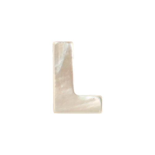 Mother of Pearl Letter Charm - Image 12