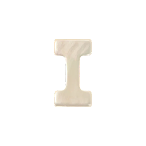 Mother of Pearl Letter Charm - Image 9