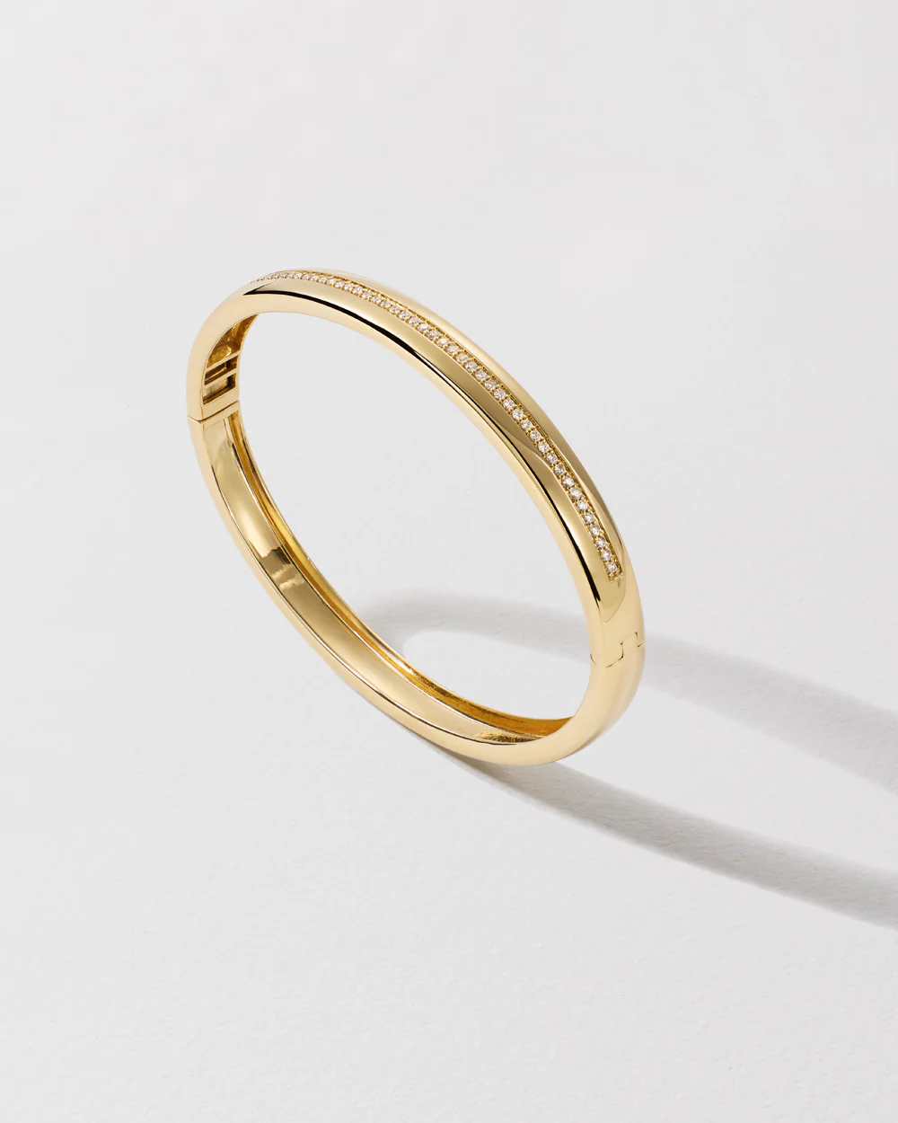 Pavé Diamond Bangle Bracelet - Image 3