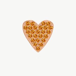 Rose Gold, Orange Sapphire Charm Bead - Image 8