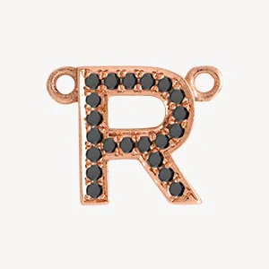 Rose Gold, Black Diamond Letter - Image 47