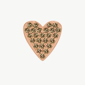 Rose Gold, Brown Diamond Charm Bead - Image 8