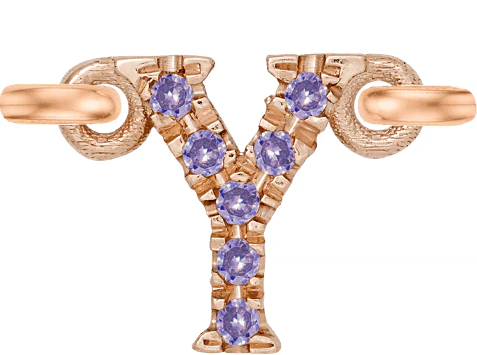 Rose Gold, Lilac Sapphire Letter - Image 27