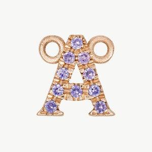 Rose Gold, Lilac Sapphire Letter - Image 29