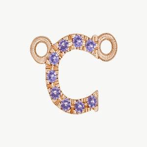Rose Gold, Lilac Sapphire Letter - Image 31