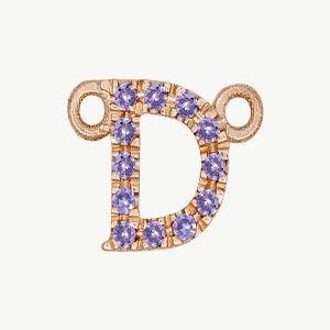 Rose Gold, Lilac Sapphire Letter - Image 32