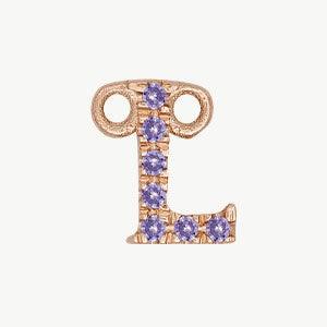 Rose Gold, Lilac Sapphire Letter - Image 40