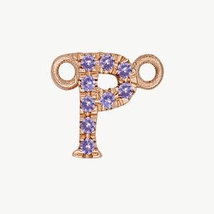 Rose Gold, Lilac Sapphire Letter - Image 44