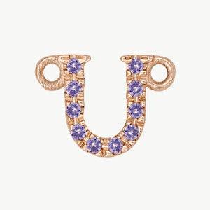 Rose Gold, Lilac Sapphire Letter - Image 49