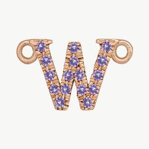 Rose Gold, Lilac Sapphire Letter - Image 51